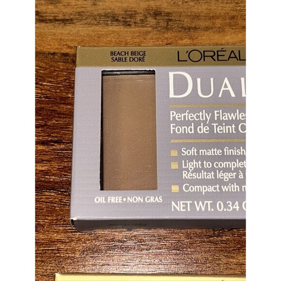 3x L'oreal Powder Foundation Dualite Perfectly Flawless, Beach Beige, 0.34 Oz - Picture 4 of 7